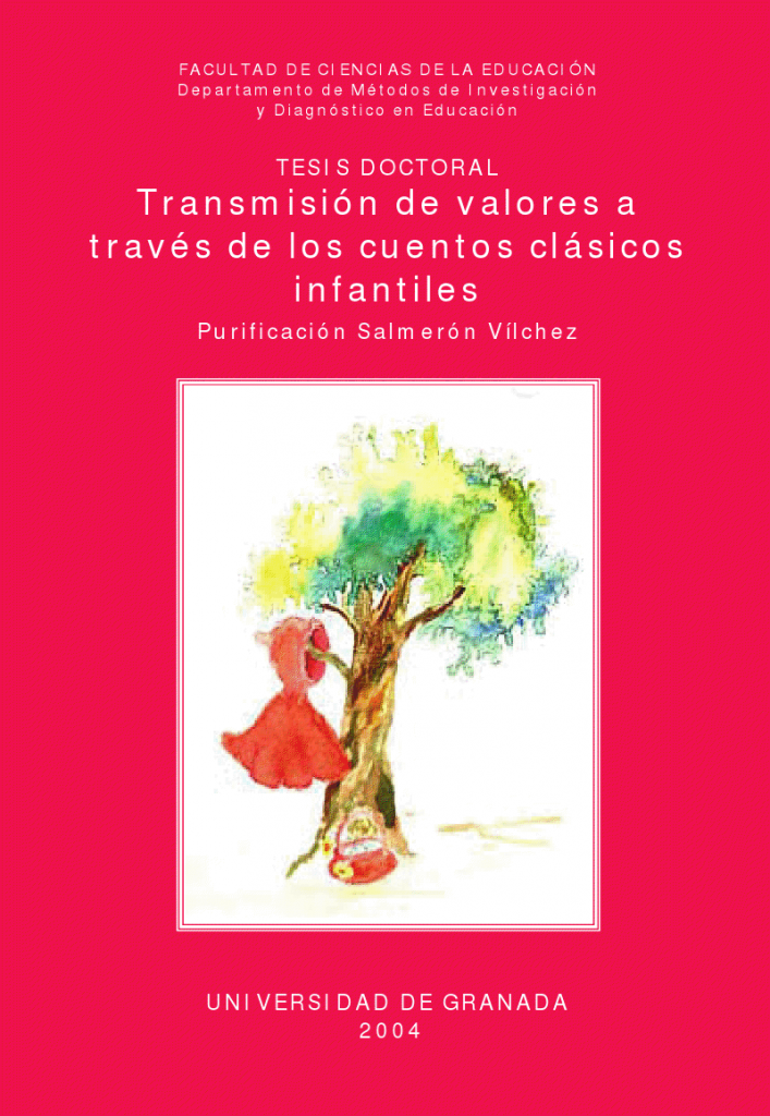 La trasmisión de valores a través de los cuentos clásicos infantiles ...
