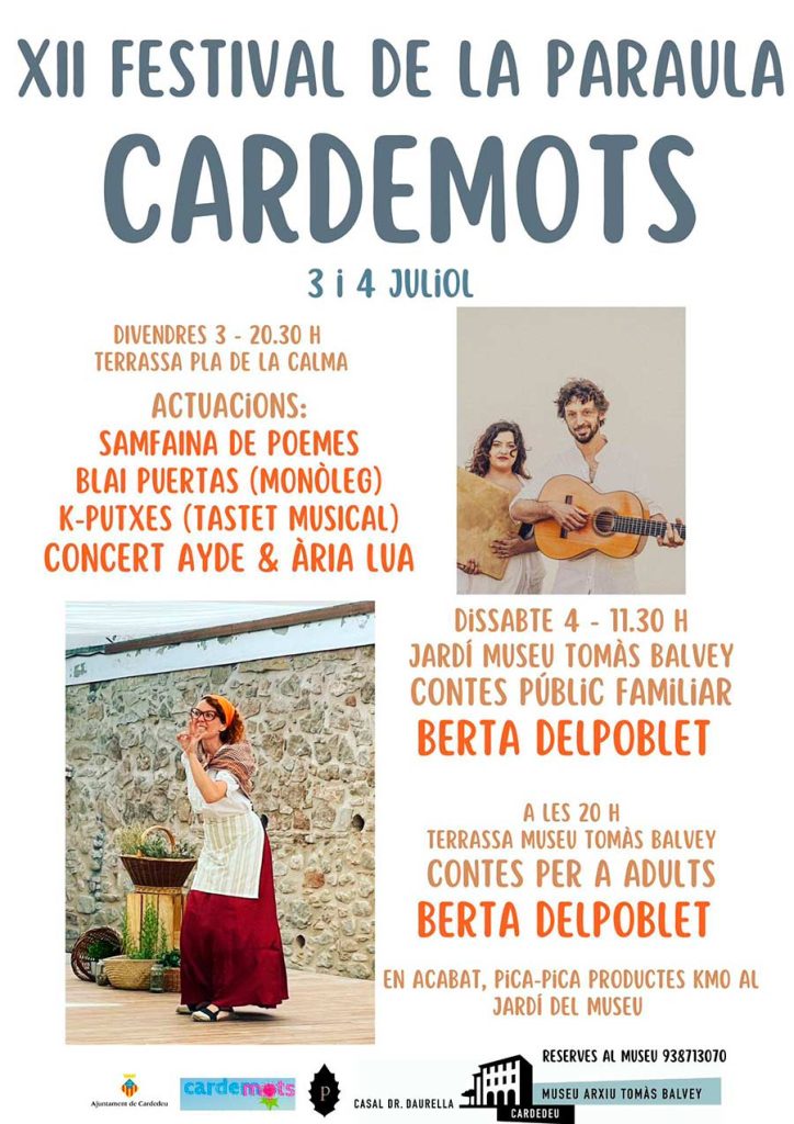 XIIè Festival de la paraula. Cardemots
